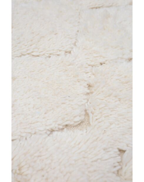 Tapis Béni Ouarain collection intemporel noir et blanc - 348x245