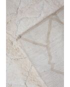 Tapis Béni Ouarain collection intemporel noir et blanc - 348x245