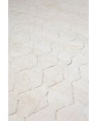 Tapis Béni Ouarain collection intemporel noir et blanc - 348x245