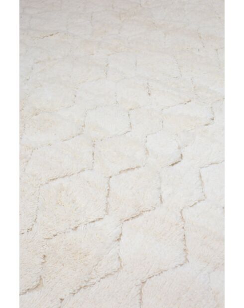 Tapis Béni Ouarain collection intemporel noir et blanc - 348x245