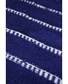 Beni Ouarain zwart en wit gangtapijt - 278x85cm