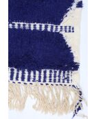 Beni Ouarain zwart en wit gangtapijt - 278x85cm