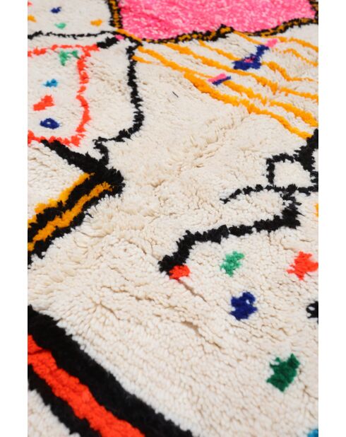 Alfombra bereber multicolor - 250x182cm
