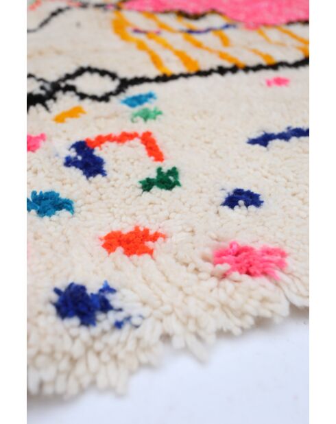 Alfombra bereber multicolor - 250x182cm