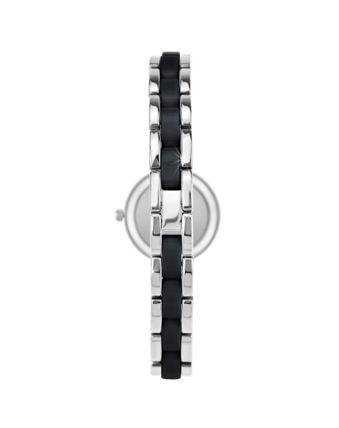 Elegante reloj Cassandra decorado con un diamante negro auténtico