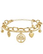 Bracelet en acier inoxydable doré