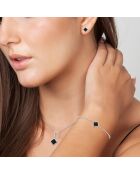 Parure en acier inoxydable B2539 argenté/noir