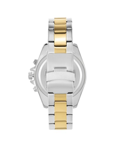 MH312-DFA Silber/Goldquarz-Herrenuhr