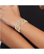 Goldenes Edelstahlarmband