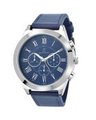 Orologio al quarzo da uomo di Pascal Szerman MH306 blu