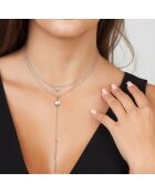 Collar dorado de acero inoxidable