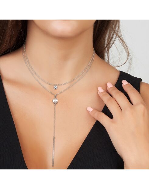 Collar dorado de acero inoxidable