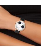 Montre élégante noire