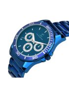 Orologio da uomo al quarzo blu Pascal Szerman MH310