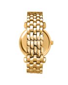 Montre élégante dorée