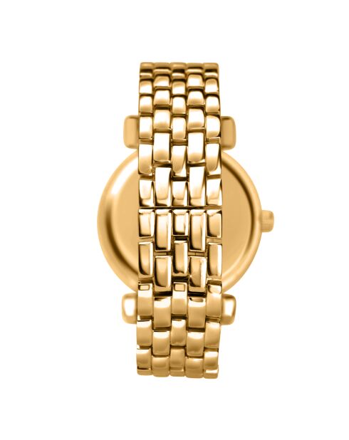 Montre élégante dorée