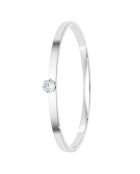 Set aus 3 Edelstahlarmbändern, verziert mit funkelnden silbernen Kristallen