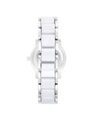 Elegante reloj decorado con un diamante blanco auténtico