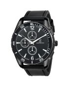 Pascal Szerman Quarzuhr für Herren, schwarz