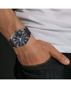 Pascal Szerman Quarzuhr für Herren, schwarz