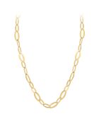 Collana in acciaio inossidabile dorato B4318