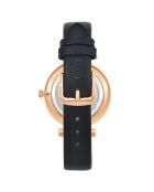 Elegant horloge versierd met fonkelende roségouden kristallen