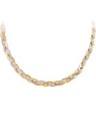 collar plateado de acero inoxidable