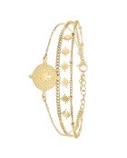 Bracelet en acier inoxydable doré