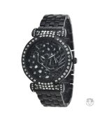 Montre élégante noire