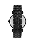 Montre élégante noire