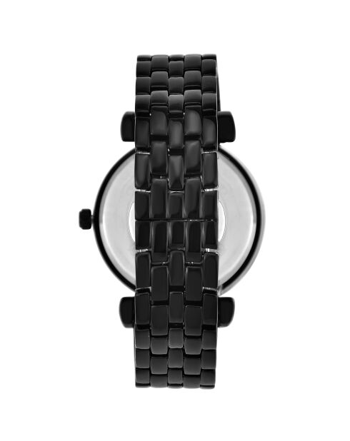 Montre élégante noire