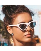 Boucles d'oreilles ornées de Cristaux scintillants noires