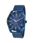 Orologio al quarzo da uomo di Pascal Szerman MH307 blu