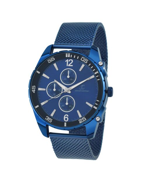 Orologio al quarzo da uomo di Pascal Szerman MH307 blu