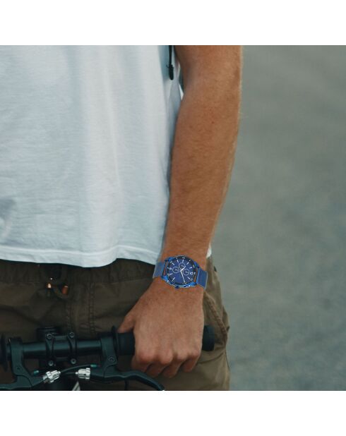 Orologio al quarzo da uomo di Pascal Szerman MH307 blu