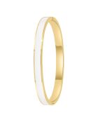 Weißes Edelstahlarmband aus Kunstharz