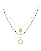 Sautoir en acier inoxydable B2200 doré