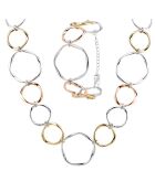 Parure en alliage résistant avec plaquage haute résistance argenté/doré