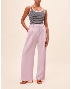 Pantalon Julio mauve