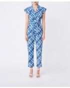 Talia blauwe jumpsuit