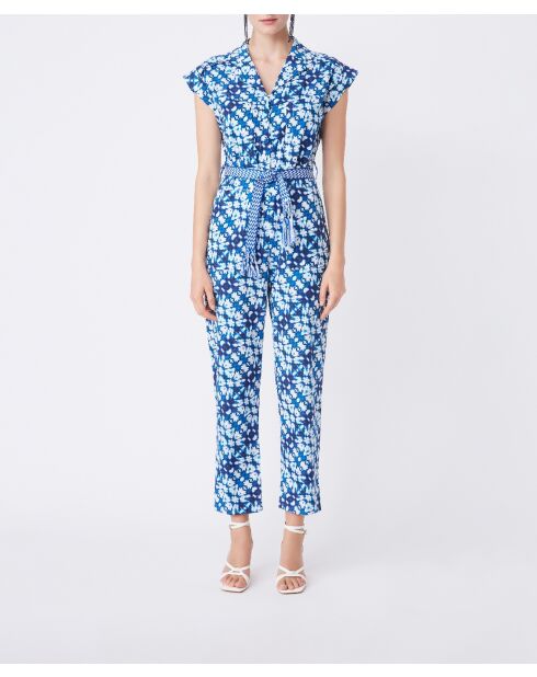 Talia blauwe jumpsuit