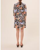 Crèmekleurige jurk van linnenmix Cadix