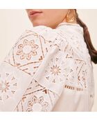 Cremefarbenes Ceylan-Kleid