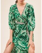 Groene cabaretjurk