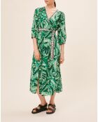 Groene cabaretjurk