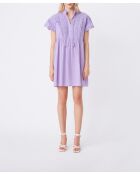 Malvenfarbenes Chadia-Kleid