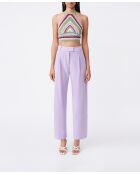 Top de ganchillo beige Pio