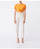 Jeans Romeo blanc cassé