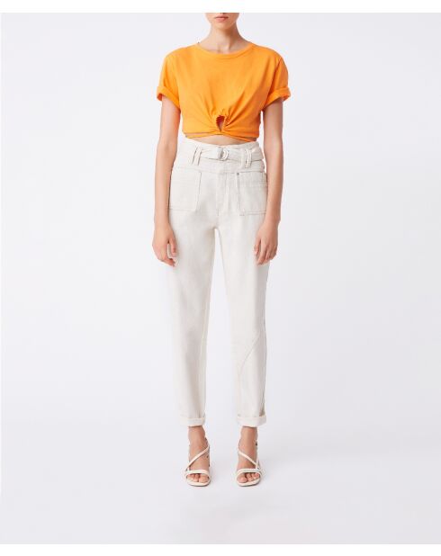 Jeans Romeo blanc cassé