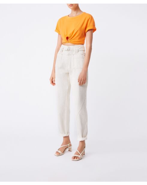 Jeans Romeo blanc cassé